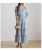 【ラルフローレン/RALPH LAUREN】のフローラル ボイル オフザショルダー ドレス 100ホワイト|ID: prp329100004982566 ipo3291000000037354971