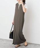 【スピック&スパン/Spick & Span】のメランジIラインワンピース 大人の最旬トレンドファッション＆コーディネート founy(ファウニー) ファッション Fashion レディースファッション Fashion for Women ワンピース Dresses スリット Slit, Slit Detail フロント Front, Front Design メランジ Melange, Mixed Yarn thumbnail グレー|ID: prp329100004982571 ipo3291000000037327101