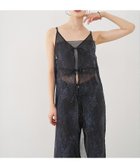【ノミネ/NOMINE】の【前後着用可】水彩アート ニュアンス柄 2WAY シアー キャミワンピース ロン 大人の最旬トレンドファッション＆コーディネート founy(ファウニー) ファッション Fashion レディースファッション Fashion for Women ワンピース Dresses キャミソールワンピース Camisole Dresses インナー Innerwear オレンジ Orange キャミワンピース Cami Dress, Slip Dress シアー Sheer, See-Through プリント Print, Printed Pattern ボトム Bottoms, Lower Wear リボン Ribbon, Bow 再入荷 Restock / Back in Stock thumbnail チャコールグレー|ID: prp329100004982575 ipo3291000000037327118