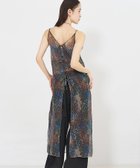 【ノミネ/NOMINE】の【前後着用可】水彩アート ニュアンス柄 2WAY シアー キャミワンピース ロン 大人の最旬トレンドファッション＆コーディネート founy(ファウニー) ファッション Fashion レディースファッション Fashion for Women ワンピース Dresses キャミソールワンピース Camisole Dresses インナー Innerwear オレンジ Orange キャミワンピース Cami Dress, Slip Dress シアー Sheer, See-Through プリント Print, Printed Pattern ボトム Bottoms, Lower Wear リボン Ribbon, Bow 再入荷 Restock / Back in Stock thumbnail ベージュ|ID: prp329100004982575 ipo3291000000037327121