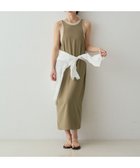 【カリテ/qualite】の【接触冷感・吸水速乾・UVカット・防シワ】3WAYジョーゼットアメスリワンピ【予 大人の最旬トレンドファッション＆コーディネート founy(ファウニー) ファッション Fashion レディースファッション Fashion for Women ワンピース Dresses おすすめ Recommended / Our Picks インナー Innerwear サマー Summer, Summer Style サンダル Sandals, Summer Shoes シンプル Simple, Minimal タンク Tank Top, Sleeveless Top テレコ Ribbed, Rib Stitch フラット Flat, Flat Shoes 吸水 Absorbent, Quick-Dry 夏 Summer thumbnail カーキ|ID: prp329100004982583 ipo3291000000037327148