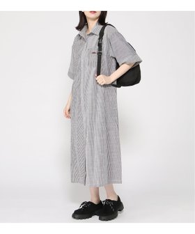 【クリフメイヤー/KRIFF MAYER】のマルチストライプシャツワンピ 大人の最旬トレンドファッション＆コーディネート founy(ファウニー) ファッション Fashion レディースファッション Fashion for Women ワンピース Dresses シャツワンピース / 1枚で着映えコーデ Shirt Dresses ガウン Gown, Robe スタンダード Standard, Basic ストライプ Stripe, Striped Pattern タンク Tank Top, Sleeveless Top デニム Denim, Jeans Material ベーシック Basic, Essential ロング Long, Long-Length ワンポイント One Point, Statement Accent 夏 Summer |ID:prp329100004982586