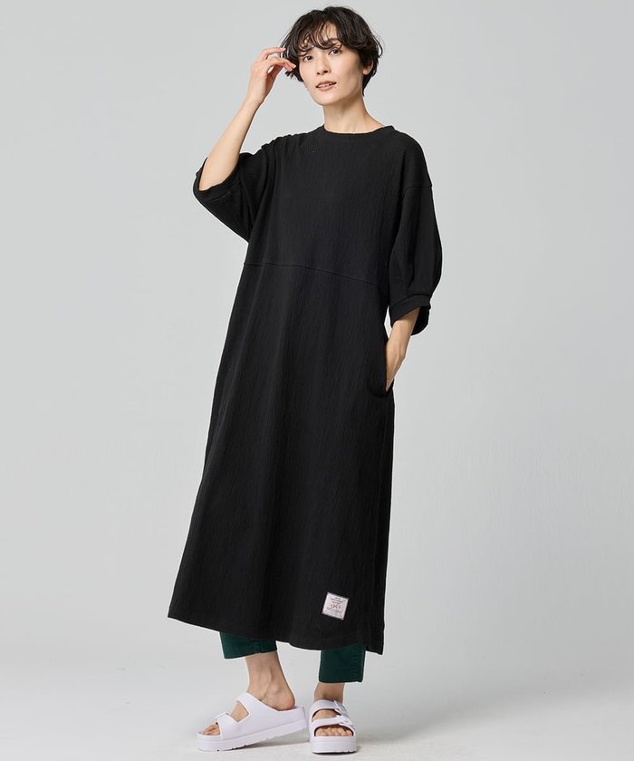 【クリフメイヤー/KRIFF MAYER】の楊柳カットソーワンピース インテリア・キッズ・メンズ・レディースファッション・服の通販 founy(ファウニー) https://founy.com/ ファッション Fashion レディースファッション Fashion for Women ワンピース Dresses シンプル Simple, Minimal バランス Balance, Style Balance ベーシック Basic, Essential ポケット Pocket, Pocket Detail ワイド Wide, Wide Fit 夏 Summer |ID: prp329100004982587 ipo3291000000037327157