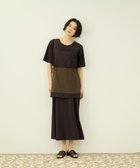 【ビッキー/VICKY】の【アンサンブル】UVカットジャージワンピース ビスチェセット 大人の最旬トレンドファッション＆コーディネート founy(ファウニー) ファッション Fashion レディースファッション Fashion for Women ワンピース Dresses アクセサリー Fashion Accessories アンサンブル Ensemble Set 春 Spring 吸水 Absorbent, Quick-Dry シンプル Simple, Minimal ポケット Pocket, Pocket Detail 無地 Plain, Solid Color S/S・春夏 SS, Spring/Summer, Warm Season 夏 Summer 旅行 Travel エレガント 上品 Elegant 2026年 2026 2026春夏・S/S Spring/Summer 2026 SS26 thumbnail ブラウン|ID: prp329100004982590 ipo3291000000037327166