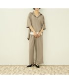 【ビッキー/VICKY】の【上下セット】UVカットジャージ シャツパンツセット 大人の最旬トレンドファッション＆コーディネート founy(ファウニー) ファッション Fashion レディースファッション Fashion for Women パンツ Pants & Trousers アクセサリー Fashion Accessories インナー Innerwear 春 Spring 吸水 Absorbent, Quick-Dry シンプル Simple, Minimal ストレート Straight, Straight Cut セットアップ Set-Up, Coordinated Outfit ポケット Pocket, Pocket Detail 無地 Plain, Solid Color S/S・春夏 SS, Spring/Summer, Warm Season 夏 Summer 旅行 Travel 2026年 2026 2026春夏・S/S Spring/Summer 2026 SS26 thumbnail ベージュ|ID: prp329100004982591 ipo3291000000037327172