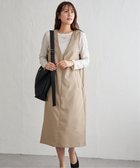 【イッカ/ikka】の【2点セット】ジャンパースカートセット 大人の最旬トレンドファッション＆コーディネート founy(ファウニー) ファッション Fashion レディースファッション Fashion for Women スカート Skirts インナー Innerwear シャーリング Shirring, Ruched デコルテ Décolleté, Neckline フェミニン Feminine, Girly ポケット Pocket, Pocket Detail thumbnail ベージュ|ID: prp329100004982594 ipo3291000000037327187
