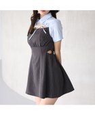 【ナイスクラップ/NICE CLAUP】の【ウォッシャブル/しわになりにくい】サイドカット異素材ミニワンピース 大人の最旬トレンドファッション＆コーディネート founy(ファウニー) ファッション Fashion レディースファッション Fashion for Women ワンピース Dresses 2026年 2026 2026春夏・S/S Spring/Summer 2026 SS26 おすすめ Recommended / Our Picks アクセサリー Fashion Accessories ウォッシャブル Machine Washable キャップ Cap, Baseball Cap サンダル Sandals, Summer Shoes スニーカー Sneakers, Trainers トレンド Trend, Trending Now ミックス Mix, Mixed Style ミュール Mule, Backless Shoes リボン Ribbon, Bow 夏 Summer 春 Spring S/S・春夏 SS, Spring/Summer, Warm Season thumbnail グレー|ID: prp329100004982602 ipo3291000000037327214