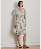 【ラルフローレン/RALPH LAUREN】のフローラル クリンクル ジョーゼット サープリス ドレス 400ブルー|ID: prp329100004982603 ipo3291000000037355125