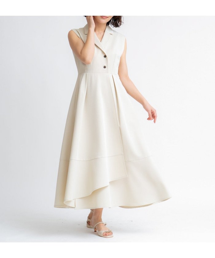【ノエラ/Noela】のテーラーカラーノースリワンピース インテリア・キッズ・メンズ・レディースファッション・服の通販 founy(ファウニー) https://founy.com/ ファッション Fashion レディースファッション Fashion for Women ワンピース Dresses コンパクト Compact, Small Size フィット Fit, Slim Fit フレア Flare, Flared ポケット Pocket, Pocket Detail エレガント 上品 Elegant |ID: prp329100004982604 ipo3291000000037327219