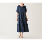 【ローズティアラ/Rose Tiara】の【接触冷感/UVカット/遮熱】ティアードマキシワンピース 大人の最旬トレンドファッション＆コーディネート founy(ファウニー) ファッション Fashion レディースファッション Fashion for Women ワンピース Dresses マキシ丈ワンピース・ロングドレス Maxi Dresses / Long One-Pieces ティアードスカート Tiered Skirt, Flounced Skirt バランス Balance, Style Balance フェミニン Feminine, Girly ボレロ Bolero, Short Cardigan ポケット Pocket, Pocket Detail マキシ Maxi, Full Length リボン Ribbon, Bow thumbnail ダークブルー|ID: prp329100004982610 ipo3291000000037327240