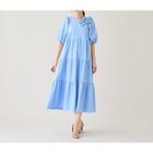 【ローズティアラ/Rose Tiara】の【接触冷感/UVカット/遮熱】ティアードマキシワンピース 大人の最旬トレンドファッション＆コーディネート founy(ファウニー) ファッション Fashion レディースファッション Fashion for Women ワンピース Dresses マキシ丈ワンピース・ロングドレス Maxi Dresses / Long One-Pieces ティアードスカート Tiered Skirt, Flounced Skirt バランス Balance, Style Balance フェミニン Feminine, Girly ボレロ Bolero, Short Cardigan ポケット Pocket, Pocket Detail マキシ Maxi, Full Length リボン Ribbon, Bow thumbnail ブルー|ID: prp329100004982610 ipo3291000000037327241