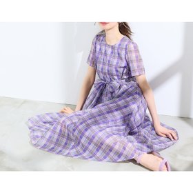 【ローズティアラ/Rose Tiara】のマドラスチェック風プリントワンピース 大人の最旬トレンドファッション&コーディネート founy(ファウニー) ファッション Fashion レディースファッション Fashion for Women ワンピース Dresses チェック Check, Plaid, Tartan フェミニン Feminine, Girly フレア Flare, Flared プリント Print, Printed Pattern ポケット Pocket, Pocket Detail リボン Ribbon, Bow 半袖 Short Sleeve, Half Sleeve |ID:prp329100004982611