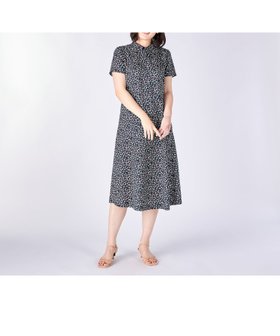 【キース/KEITH】の【Lサイズ】スプリングフローラルワンピース 大人の最旬トレンドファッション＆コーディネート founy(ファウニー) ファッション Fashion レディースファッション Fashion for Women ワンピース Dresses コンパクト Compact, Small Size スリット Slit, Slit Detail フレア Flare, Flared プリント Print, Printed Pattern エレガント 上品 Elegant |ID:prp329100004982612