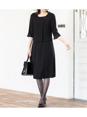 【アッドルージュ/AddRouge】の【洗える】スーツ フォーマル ワンピース 単品 冠婚葬祭 式典 大人の最旬トレンドファッション＆コーディネート founy(ファウニー) ファッション Fashion レディースファッション Fashion for Women ワンピース Dresses ウォッシャブル Machine Washable 洗える Machine Washable 抗菌 Antibacterial, Bacteria-Resistant シフォン Chiffon, Lightweight Fabric ジャケット Jacket, Outerwear スーツ Suit, Formalwear チェック Check, Plaid, Tartan フォーマル Formal, Dressy ラウンド Round, Round Neck レギュラー Regular, Standard Fit ロング Long, Long-Length A/W・秋冬 Autumn/Winter S/S・春夏 SS, Spring/Summer, Warm Season 再入荷 Restock / Back in Stock おすすめ Recommended / Our Picks 夏 Summer エレガント 上品 Elegant 入学式 Entrance Ceremony 卒業式 Graduation Ceremony 結婚式 Wedding |ID:prp329100004982623