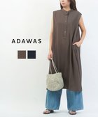 【ブルーコムブルー/BLEU COMME BLEU】のアダワス ドライコットンジャージィヘンリードレス 大人の最旬トレンドファッション＆コーディネート founy(ファウニー) ファッション Fashion レディースファッション Fashion for Women ワンピース Dresses フォーマル・パーティードレス・結婚式用ドレス Elegant & Casual Dresses ショルダー Shoulder, Shoulder Strap スクエア Square, Square Shape ポケット Pocket, Pocket Detail エレガント 上品 Elegant thumbnail BRN|ID: prp329100004982632 ipo3291000000037327306