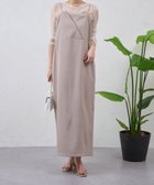 【ジェナ エスパス メルヴェイユ/Jena espace merveilleux】のギャザーレースセットワンピース 大人の最旬トレンドファッション＆コーディネート founy(ファウニー) ファッション Fashion レディースファッション Fashion for Women ワンピース Dresses インナー Innerwear キャミソール Camisole, Spaghetti Strap Top シアー Sheer, See-Through スマート Smart, Elegant デコルテ Décolleté, Neckline ラップ Wrap, Wrap Design 再入荷 Restock / Back in Stock おすすめ Recommended / Our Picks thumbnail グレー|ID: prp329100004982634 ipo3291000000037327312