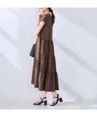 【アー ヴェー ヴェー/a.v.v】の【WEB限定】バックティアードワンピース ブラウン|ID: prp329100004982640 ipo3291000000037327343