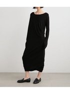【ミースロエ/MIESROHE】の【洗える】シアーツイストカットワンピース 大人の最旬トレンドファッション＆コーディネート founy(ファウニー) ファッション Fashion レディースファッション Fashion for Women ワンピース Dresses カットソー Cut and Sewn Top スマート Smart, Elegant ツイスト Tweed, Tweed Fabric パターン Pattern, Design Print 洗える Machine Washable thumbnail BLK[009]|ID: prp329100004982647 ipo3291000000037327367