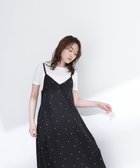 【ナチュラル ビューティー ベーシック/NATURAL BEAUTY BASIC】のスクエアドットキャミワンピース 大人の最旬トレンドファッション＆コーディネート founy(ファウニー) ファッション Fashion レディースファッション Fashion for Women ワンピース Dresses キャミソールワンピース Camisole Dresses インナー Innerwear カットソー Cut and Sewn Top キャミワンピース Cami Dress, Slip Dress スクエア Square, Square Shape ドット Polka Dot, Dot Pattern ポケット Pocket, Pocket Detail thumbnail ブラック系2|ID: prp329100004982652 ipo3291000000037327386
