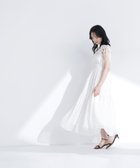 【ナチュラル ビューティー ベーシック/NATURAL BEAUTY BASIC】のフリルショルダー楊柳ワンピース 大人の最旬トレンドファッション＆コーディネート founy(ファウニー) ファッション Fashion レディースファッション Fashion for Women ワンピース Dresses シャーリング Shirring, Ruched ショルダー Shoulder, Shoulder Strap フェミニン Feminine, Girly フリル Frill, Ruffle リボン Ribbon, Bow エレガント 上品 Elegant thumbnail オフベースドット2|ID: prp329100004982653 ipo3291000000037327390