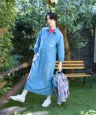 【キャラオクルス/CARA OCRUZ】のデニムシャツワンピース コバルトブルー|ID: prp329100004982662 ipo3291000000037397282