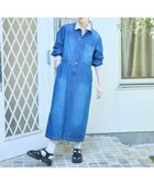 【キャラオクルス/CARA OCRUZ】のデニムシャツワンピース ブルー系|ID: prp329100004982662 ipo3291000000037397283