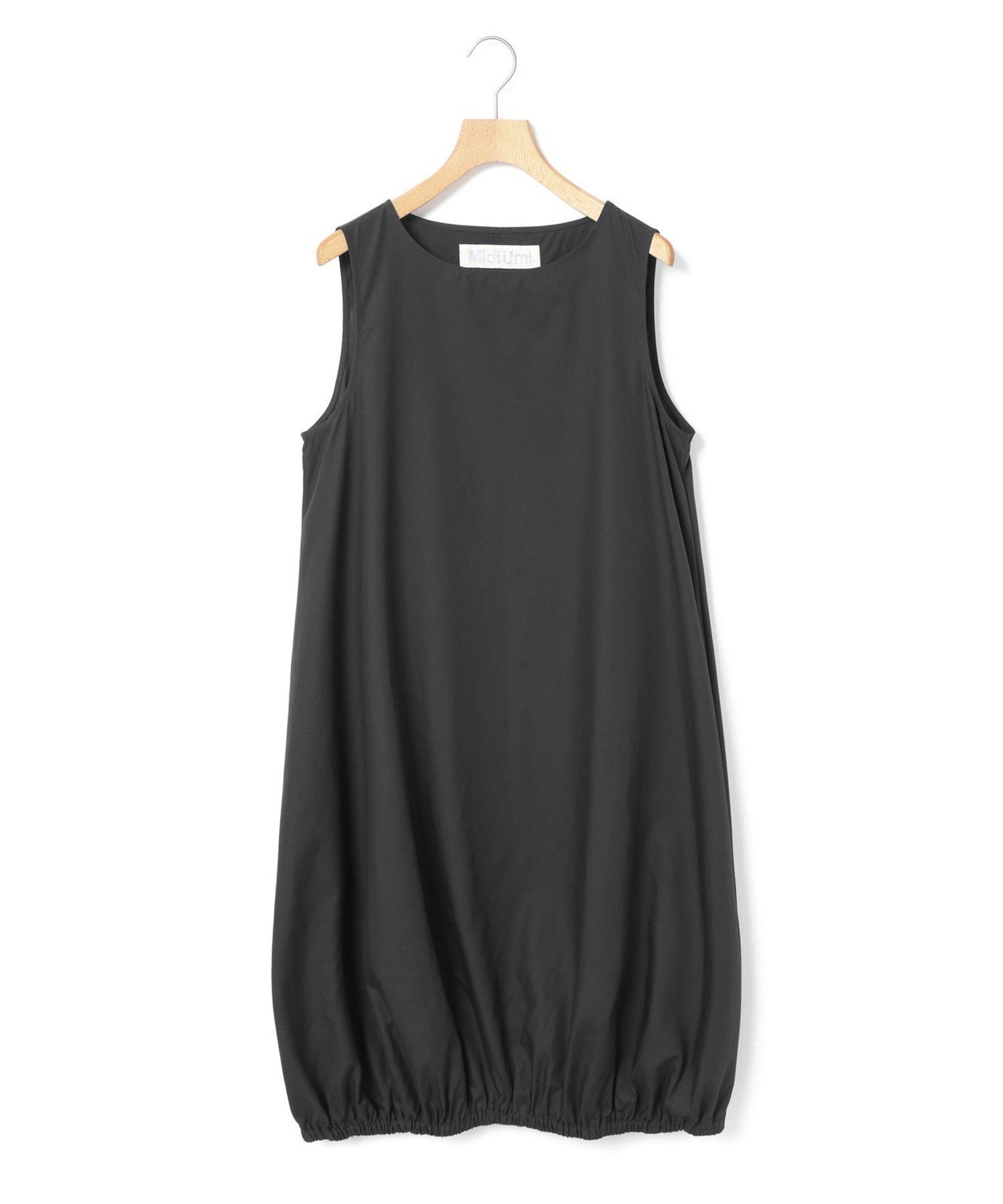 【マーコート/MARcourt】のMidiUmi コクーンノースリーブワンピース インテリア・キッズ・メンズ・レディースファッション・服の通販 founy(ファウニー) 　ファッション　Fashion　レディースファッション　Fashion for Women　ワンピース　Dresses　シンプル　Simple, Minimal　ノースリーブ　Sleeveless, No-Sleeve　ブロード　Broadcloth, Fine Cotton　ポケット　Pocket, Pocket Detail　エレガント 上品　Elegant　無地　Plain, Solid Color　ブラック|ID: prp329100004982673 ipo3291000000037327447