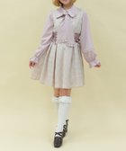 【アクシーズファム/axes femme】のリボン付センタージップジャンパースカート 大人の最旬トレンドファッション＆コーディネート founy(ファウニー) ファッション Fashion レディースファッション Fashion for Women スカート Skirts おすすめ Recommended / Our Picks ガーリー Girly, Feminine Style セットアップ Set-Up, Coordinated Outfit トレンド Trend, Trending Now パール Pearl, Pearl Accent リボン Ribbon, Bow 春 Spring thumbnail ベージュ|ID: prp329100004982691 ipo3291000000037327501