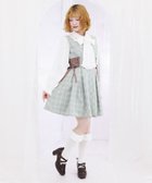【アクシーズファム/axes femme】のリボン付センタージップジャンパースカート 大人の最旬トレンドファッション＆コーディネート founy(ファウニー) ファッション Fashion レディースファッション Fashion for Women スカート Skirts おすすめ Recommended / Our Picks ガーリー Girly, Feminine Style セットアップ Set-Up, Coordinated Outfit トレンド Trend, Trending Now パール Pearl, Pearl Accent リボン Ribbon, Bow 春 Spring thumbnail ミント|ID: prp329100004982691 ipo3291000000037327503