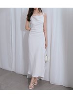 【スナイデル/SNIDEL】のドレープキャミワンピース 大人の最旬トレンドファッション＆コーディネート founy(ファウニー) ファッション Fashion レディースファッション Fashion for Women ワンピース Dresses キャミソールワンピース Camisole Dresses エレガント 上品 Elegant オケージョン Occasion Wear シンプル Simple, Minimal ストレート Straight, Straight Cut スマート Smart, Elegant トレンド Trend, Trending Now ドレープ Drape, Draping Fabric フラワー Flower, Floral プリント Print, Printed Pattern おすすめ Recommended / Our Picks |ID:prp329100004982702