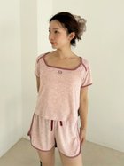 【スナイデル ホーム/SNIDEL HOME】の【sorbet light】【接触冷感】パイルセットアップ 大人の最旬トレンドファッション＆コーディネート founy(ファウニー) ファッション Fashion レディースファッション Fashion for Women セットアップ Matching Sets 春 Spring コンパクト Compact, Small Size ショーツ Shorts, Short Pants ショート Short, Short Length スクエア Square, Square Shape スマート Smart, Elegant セットアップ Set-Up, Coordinated Outfit なめらか Smooth, Silky Texture 半袖 Short Sleeve, Half Sleeve メランジ Melange, Mixed Yarn 無地 Plain, Solid Color ランニング Running, Running Wear, Activewear, Jogging おすすめ Recommended / Our Picks エレガント 上品 Elegant ギフト プレゼント Gift / Present thumbnail PNK[066]|ID: prp329100004982704 ipo3291000000037327547