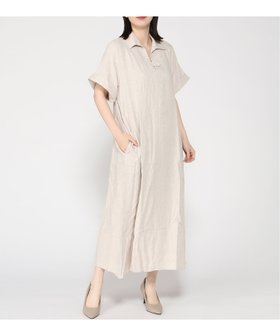 【バナナリパブリック ファクトリーストア/BANANA REPUBLIC FACTORY STORE】の日本限定 リネンブレンド Aライン ワンピース 大人の最旬トレンドファッション＆コーディネート founy(ファウニー) ファッション Fashion レディースファッション Fashion for Women ワンピース Dresses リネン Linen, Linen Fabric |ID:prp329100004982717