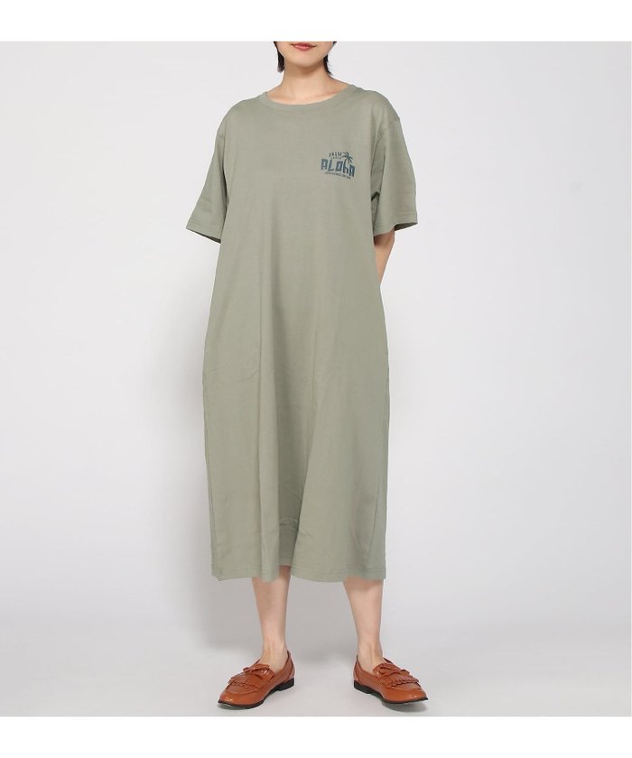 【フララニハワイ/Hula Lani Hawaii】のHula Lani Hawaii/プリント SS ワンピース インテリア・キッズ・メンズ・レディースファッション・服の通販 founy(ファウニー) https://founy.com/ ファッション Fashion レディースファッション Fashion for Women ワンピース Dresses アロハ Aloha グラフィック Graphic, Graphic Design プリント Print, Printed Pattern ロング Long, Long-Length |ID: prp329100004982721 ipo3291000000037327595