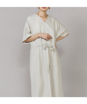【イネド/INED】のギャザーウエストワンピース 大人の最旬トレンドファッション＆コーディネート founy(ファウニー) ファッション Fashion レディースファッション Fashion for Women ワンピース Dresses キュプラ Cupro, Eco Fabric サテン Satin, Glossy Fabric ジャケット Jacket, Outerwear スタイリッシュ Stylish, Fashionable スマート Smart, Elegant ポケット Pocket, Pocket Detail リネン Linen, Linen Fabric エレガント 上品 Elegant |ID:prp329100004982728