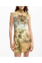 【デシグアル/Desigual】のテクスチャードレス 大人の最旬トレンドファッション＆コーディネート founy(ファウニー) ファッション Fashion レディースファッション Fashion for Women ワンピース Dresses フォーマル・パーティードレス・結婚式用ドレス Elegant & Casual Dresses カラフル Colorful Design シューズ Shoes, Footwear デニム Denim, Jeans Material ドレス Dress, One-Piece パターン Pattern, Design Print パッチワーク Patchwork, Mixed Fabric フィット Fit, Slim Fit プリント Print, Printed Pattern メンズ Men's, Menswear 半袖 Short Sleeve, Half Sleeve thumbnail ブラウン/6014|ID: prp329100004982732 ipo3291000000037327634