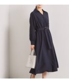 【イッツデモ/ITS' DEMO】の【UVケア/洗濯機OK】カシュクールワンピース 大人の最旬トレンドファッション＆コーディネート founy(ファウニー) ファッション Fashion レディースファッション Fashion for Women ワンピース Dresses スマート Smart, Elegant チェック Check, Plaid, Tartan フレアースカート Flared Skirt, A-Line Skirt ポケット Pocket, Pocket Detail 再入荷 Restock / Back in Stock おすすめ Recommended / Our Picks thumbnail ネイビー|ID: prp329100004982752 ipo3291000000037327702