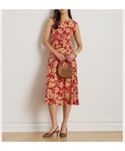 【ラルフローレン/RALPH LAUREN】のフローラル ツイストフロント ストレッチ ジャージー ドレス 大人の最旬トレンドファッション＆コーディネート founy(ファウニー) ファッション Fashion レディースファッション Fashion for Women ワンピース Dresses フォーマル・パーティードレス・結婚式用ドレス Elegant & Casual Dresses キャップ Cap, Baseball Cap ストレッチ Stretch, Stretchy Fabric スプリング Spring, Spring Collection スリーブ Sleeve, Long Sleeve / Short Sleeve ツイスト Tweed, Tweed Fabric ドレス Dress, One-Piece フロント Front, Front Design プリーツ Pleats, Pleated ラウンド Round, Round Neck thumbnail 600レッド|ID: prp329100004982756 ipo3291000000037327713