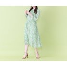 【ローズティアラ/Rose Tiara】の【22fabric】ルームメイトPT/フリル襟ワンピース 大人の最旬トレンドファッション＆コーディネート founy(ファウニー) ファッション Fashion レディースファッション Fashion for Women ワンピース Dresses シンプル Simple, Minimal スマート Smart, Elegant フィット Fit, Slim Fit フリル Frill, Ruffle プリント Print, Printed Pattern thumbnail グリーン|ID: prp329100004982763 ipo3291000000037327734
