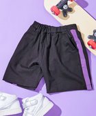 【デビロック/devirock / KIDS】のデザインいろいろ 無地ワンポイント 総柄 ミニ裏毛ハーフパンツ 子供服 キッズ 26SS 大人の最旬トレンドファッション＆コーディネート founy(ファウニー) ファッション Fashion キッズファッション Fashion for Kids ボトムス Bottoms シンプル Simple, Minimal スウェット / スエット Sweatshirt, Sweatwear ハーフ Half, Half-Length 無地 Plain, Solid Color ワンポイント One Point, Statement Accent おすすめ Recommended / Our Picks 2026年 2026 2026春夏・S/S Spring/Summer 2026 SS26 thumbnail 021-ライン-ブラック|ID: prp329100004982767 ipo3291000000037327788