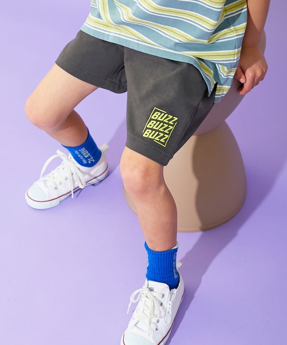 【デビロック/devirock / KIDS】のデザインいろいろ 無地ワンポイント 総柄 ミニ裏毛ハーフパンツ 子供服 キッズ 26SS インテリア・キッズ・メンズ・レディースファッション・服の通販 founy(ファウニー) 　ファッション　Fashion　キッズファッション　Fashion for Kids　ボトムス　Bottoms　シンプル　Simple, Minimal　スウェット / スエット　Sweatshirt, Sweatwear　ハーフ　Half, Half-Length　無地　Plain, Solid Color　ワンポイント　One Point, Statement Accent　おすすめ　Recommended / Our Picks　2026年　2026　2026春夏・S/S　Spring/Summer 2026 SS26　032-ロゴ2-スミクロ|ID: prp329100004982767 ipo3291000000037327791