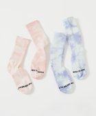 【デビロック/devirock / KIDS】の2足セット タイダイソックス 靴下 25AW 大人の最旬トレンドファッション＆コーディネート founy(ファウニー) ファッション Fashion キッズファッション Fashion for Kids 2025年 2025 2025-2026秋冬・A/W Autumn/Winter 2025–26 AW25–26 サンダル Sandals, Summer Shoes シンプル Simple, Minimal スニーカー Sneakers, Trainers ソックス Socks, Hosiery トレンド Trend, Trending Now 夏 Summer thumbnail 001-ピンク-パープル|ID: prp329100004982769 ipo3291000000037327830