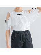【コカ/coca / KIDS】のキッズ チュールフリルトップス 大人の最旬トレンドファッション＆コーディネート founy(ファウニー) ファッション Fashion キッズファッション Fashion for Kids トップス・カットソー Cut & Sew Tops 春 Spring カットソー Cut and Sewn Top ガーリー Girly, Feminine Style ギャザー Gathered, Ruffled ショート Short, Short Length ダウン Down, Puffer チュール Tulip, Tulip Motif デニム Denim, Jeans Material ドッキング Docking, Mixed Material フェミニン Feminine, Girly フリル Frill, Ruffle ポケット Pocket, Pocket Detail 半袖 Short Sleeve, Half Sleeve リボン Ribbon, Bow 夏 Summer thumbnail White|ID: prp329100004982773 ipo3291000000037328013