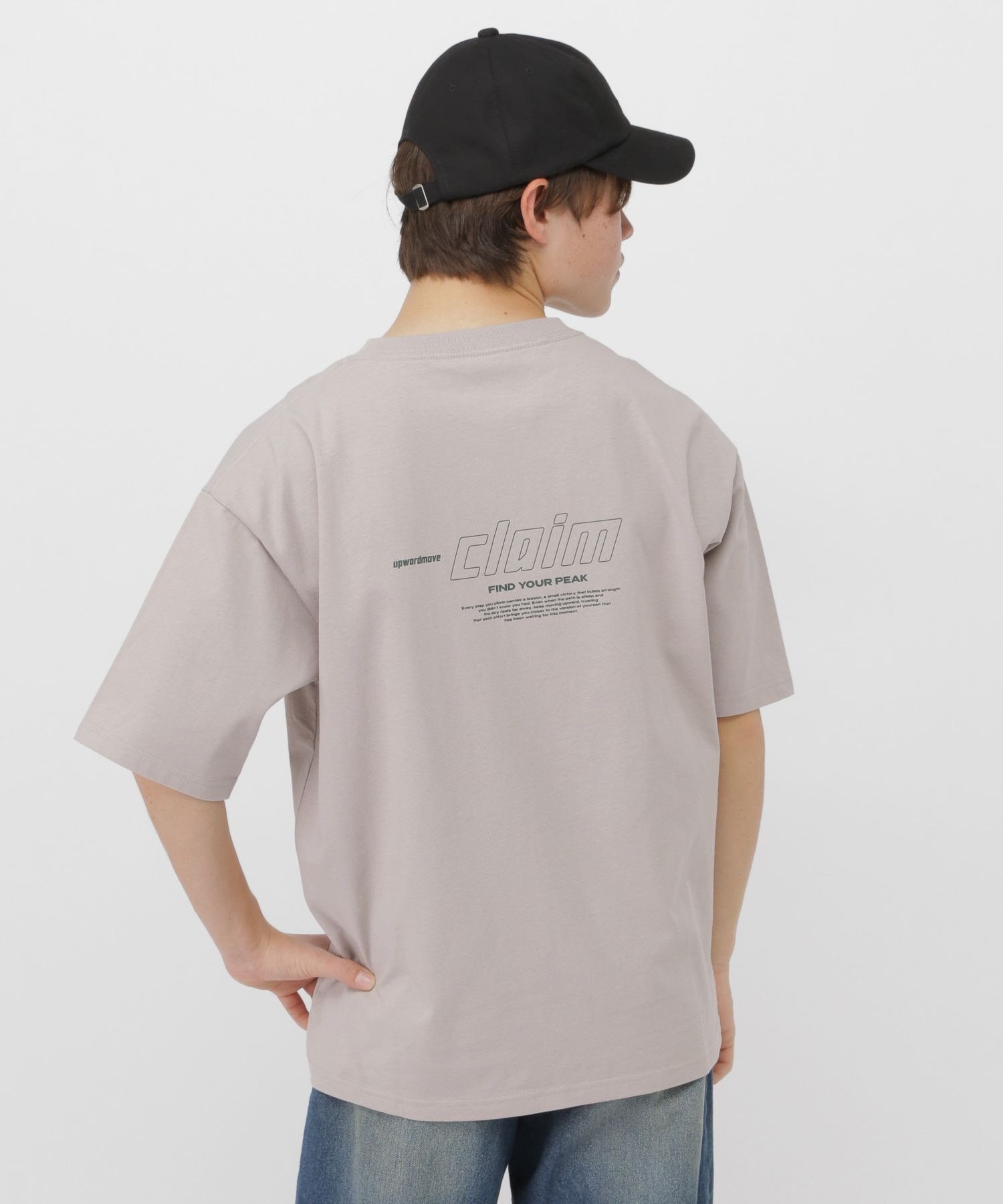 【グローバルワーク/GLOBAL WORK / KIDS】のコットングラフィック半袖T/AND YUA ANY/638787 インテリア・キッズ・メンズ・レディースファッション・服の通販 founy(ファウニー) 　ファッション　Fashion　キッズファッション　Fashion for Kids　おすすめ　Recommended / Our Picks　グラフィック　Graphic, Graphic Design　デニム　Denim, Jeans Material　プリント　Print, Printed Pattern　ボトム　Bottoms, Lower Wear　ボーイズ　Boyish, Boy Style　半袖　Short Sleeve, Half Sleeve　グレージュ52|ID: prp329100004982775 ipo3291000000037328022