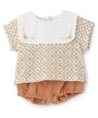 【ナルミヤ オンライン/NARUMIYA ONELINE / KIDS】のおひさま柄セットアップ 大人の最旬トレンドファッション＆コーディネート founy(ファウニー) ファッション Fashion キッズファッション Fashion for Kids おすすめ Recommended / Our Picks お家時間・ステイホーム Stay Home / At Home シンプル Simple, Minimal セットアップ Set-Up, Coordinated Outfit ソックス Socks, Hosiery ブロード Broadcloth, Fine Cotton ポケット Pocket, Pocket Detail 帽子 Hat, Headwear thumbnail 黄|ID: prp329100004982776 ipo3291000000037328033