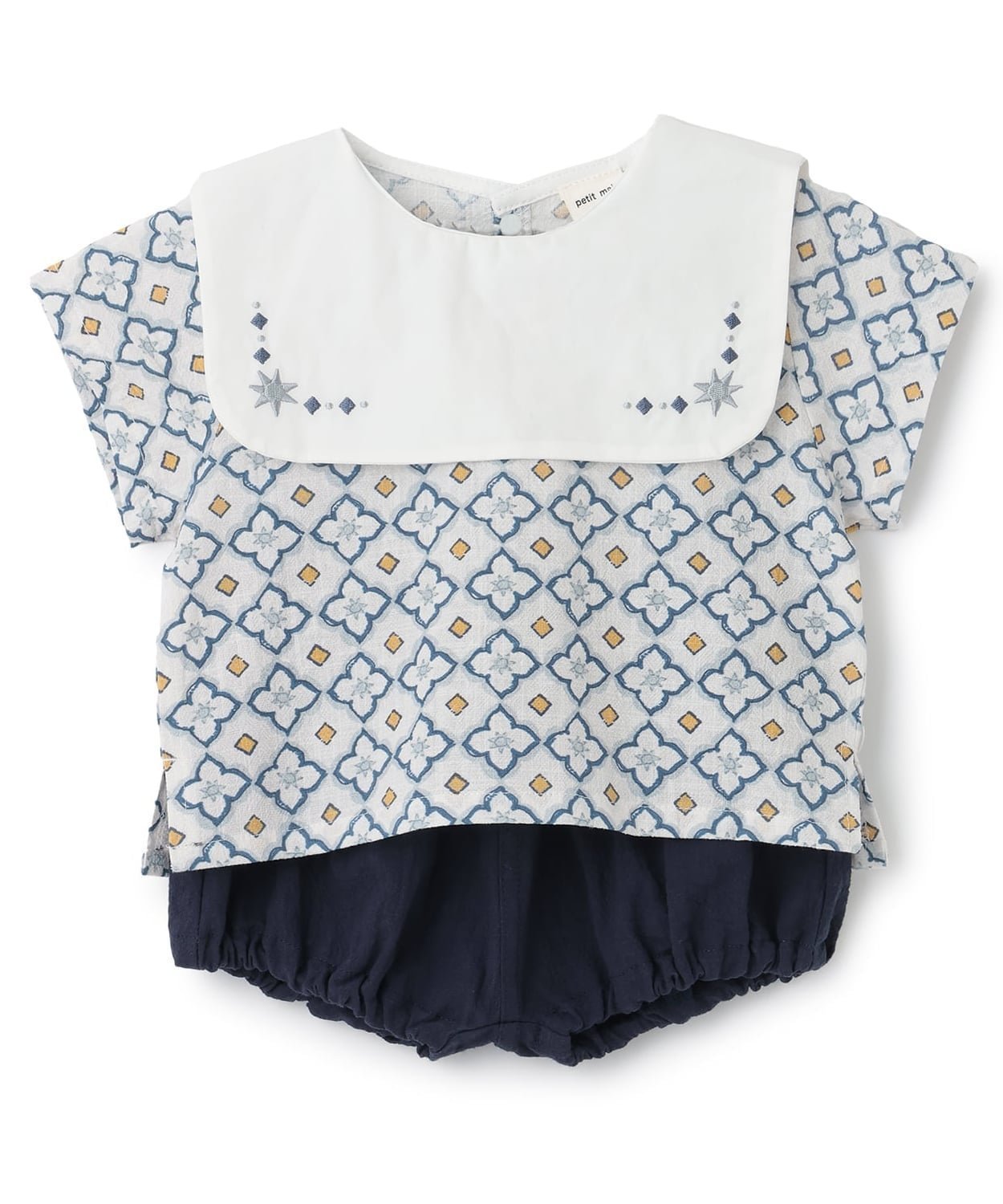 【ナルミヤ オンライン/NARUMIYA ONELINE / KIDS】のおひさま柄セットアップ インテリア・キッズ・メンズ・レディースファッション・服の通販 founy(ファウニー) 　ファッション　Fashion　キッズファッション　Fashion for Kids　おすすめ　Recommended / Our Picks　お家時間・ステイホーム　Stay Home / At Home　シンプル　Simple, Minimal　セットアップ　Set-Up, Coordinated Outfit　ソックス　Socks, Hosiery　ブロード　Broadcloth, Fine Cotton　ポケット　Pocket, Pocket Detail　帽子　Hat, Headwear　紺|ID: prp329100004982776 ipo3291000000037328034