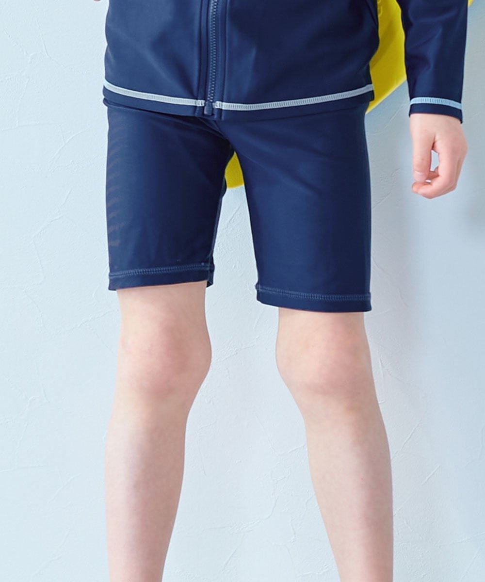 【デビロック/devirock / KIDS】のUVカット 男児 スクール水着 子供服 キッズ 男の子 26SS インテリア・キッズ・メンズ・レディースファッション・服の通販 founy(ファウニー) 　ファッション　Fashion　キッズファッション　Fashion for Kids　シンプル　Simple, Minimal　ストレッチ　Stretch, Stretchy Fabric　フィット　Fit, Slim Fit　フロント　Front, Front Design　水着　Swimsuit, Swimwear　2026年　2026　2026春夏・S/S　Spring/Summer 2026 SS26　ネイビー|ID: prp329100004982779 ipo3291000000037328100