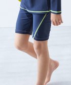 【デビロック/devirock / KIDS】のUVカット 男児 スクール水着 子供服 キッズ 男の子 26SS 大人の最旬トレンドファッション＆コーディネート founy(ファウニー) ファッション Fashion キッズファッション Fashion for Kids シンプル Simple, Minimal ストレッチ Stretch, Stretchy Fabric フィット Fit, Slim Fit フロント Front, Front Design 水着 Swimsuit, Swimwear 2026年 2026 2026春夏・S/S Spring/Summer 2026 SS26 thumbnail ネイビー-Lグリーン|ID: prp329100004982779 ipo3291000000037328102