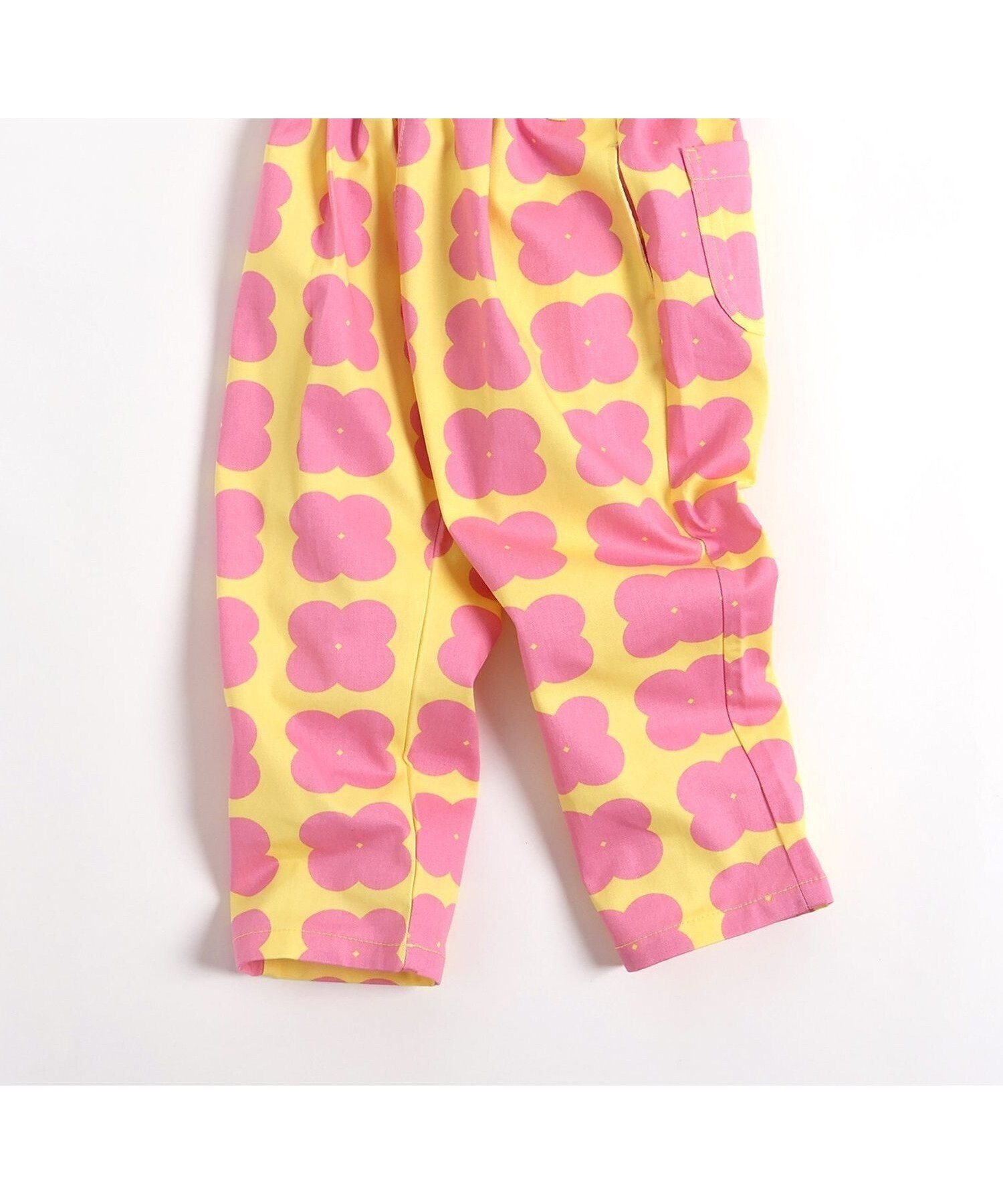 【エフオー オンラインストア/F.O.Online Store / KIDS】のWEB限定 6柄6色シェフパンツ 10分丈 インテリア・キッズ・メンズ・レディースファッション・服の通販 founy(ファウニー) 　ファッション　Fashion　キッズファッション　Fashion for Kids　ボトムス　Bottoms　おすすめ　Recommended / Our Picks　シンプル　Simple, Minimal　プリント　Print, Printed Pattern　ボトム　Bottoms, Lower Wear　ワイド　Wide, Wide Fit　ワンポイント　One Point, Statement Accent　春　Spring　ピンク|ID: prp329100004982783 ipo3291000000037328149