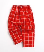 【エフオー オンラインストア/F.O.Online Store / KIDS】のWEB限定 6柄6色シェフパンツ 10分丈 大人の最旬トレンドファッション＆コーディネート founy(ファウニー) ファッション Fashion キッズファッション Fashion for Kids ボトムス Bottoms おすすめ Recommended / Our Picks シンプル Simple, Minimal プリント Print, Printed Pattern ボトム Bottoms, Lower Wear ワイド Wide, Wide Fit ワンポイント One Point, Statement Accent 春 Spring thumbnail レッド|ID: prp329100004982783 ipo3291000000037328150