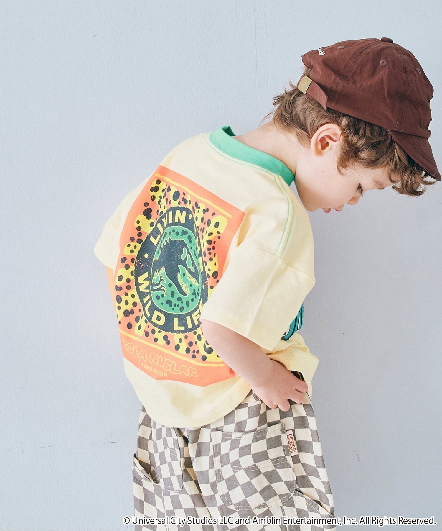 【エフオー オンラインストア/F.O.Online Store / KIDS】のジュラシックパーク バリエーショングラフィックTシャツ インテリア・キッズ・メンズ・レディースファッション・服の通販 founy(ファウニー) 　ファッション　Fashion　キッズファッション　Fashion for Kids　アウトドア　Outdoor Clothing　グラフィック　Graphic, Graphic Design　ハーフ　Half, Half-Length　フリル　Frill, Ruffle　プリント　Print, Printed Pattern　おすすめ　Recommended / Our Picks　オフホワイト|ID: prp329100004982785 ipo3291000000037328276